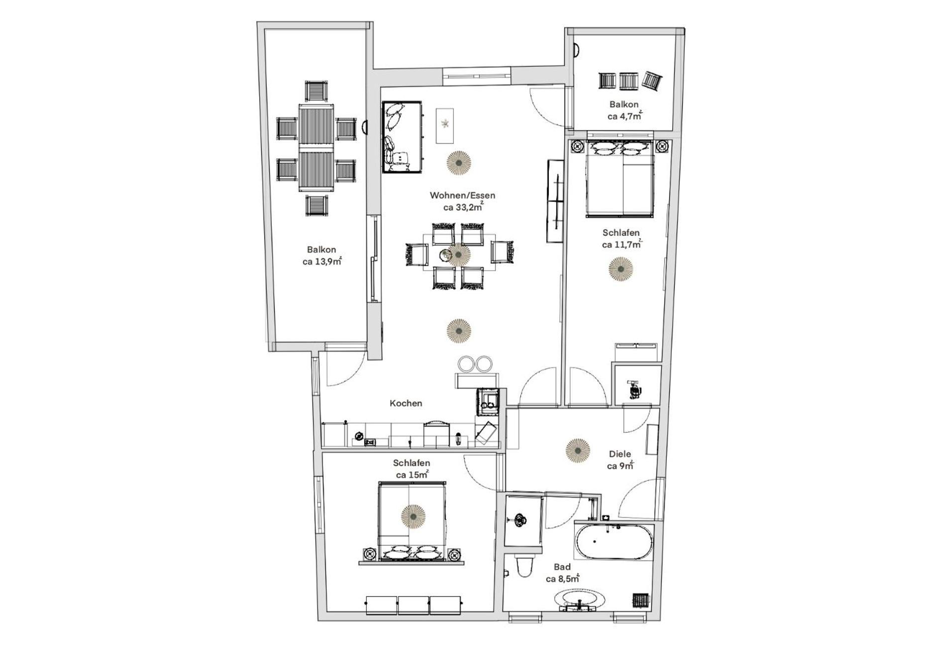 Pineapple Apartments Dresden Zwinger III - 86 Qm - 1X Free Parking Экстерьер фото